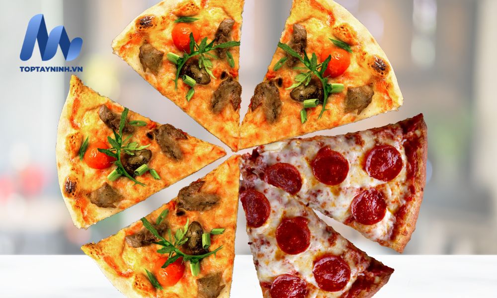 Pizza với nhiều loại hương vị cho bạn tùy ý lựa chọn