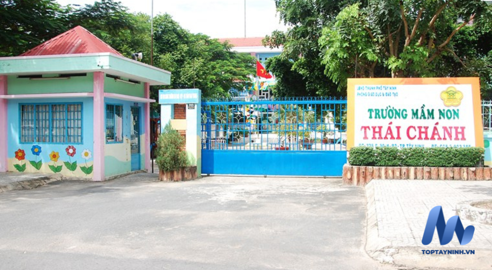 Trường mầm non Thái Chánh với quy mô lớn 