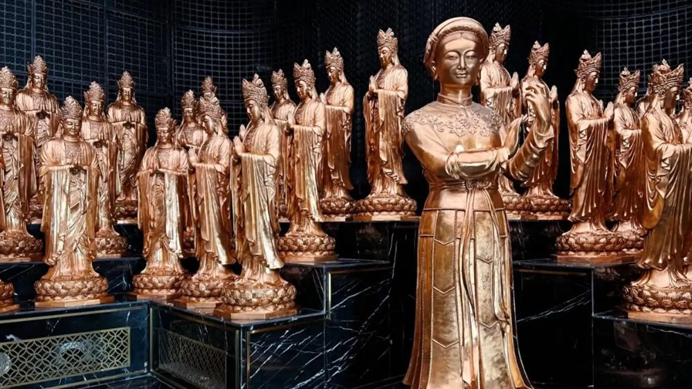Chùa Phước Lưu hiện lưu giữ rất nhiều tượng Phật cổ