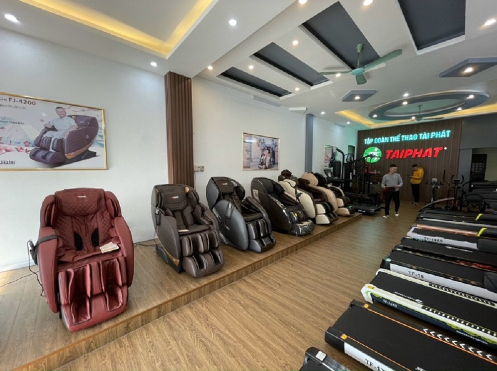 Tài Phát Sport bán ghế massage mẫu mã đa dạng
