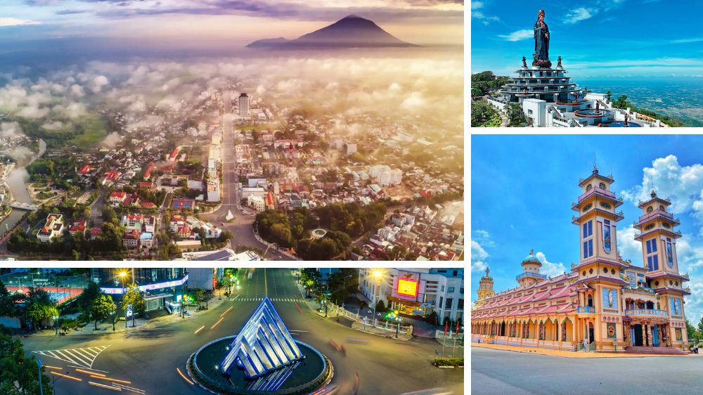 Tỉnh Tây Ninh có nhiều khu du lịch nổi tiếng