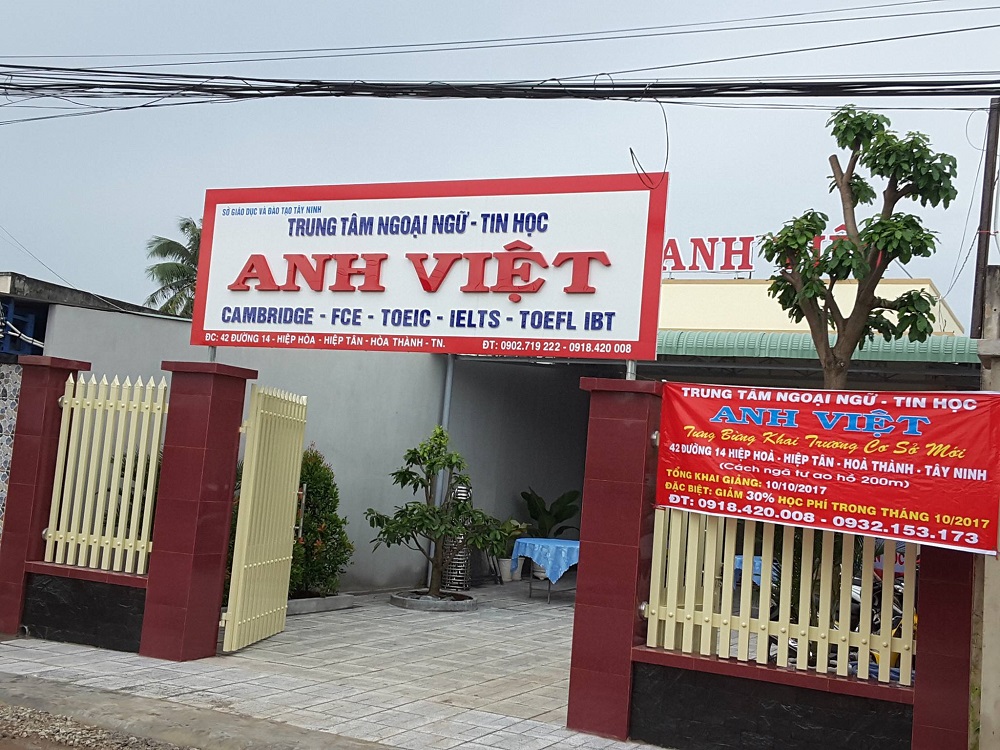 Trung tâm ngoại ngữ tin học Anh Việt uy tín