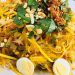 Bánh tráng muối tôm Tây Ninh trộn đậu phộng